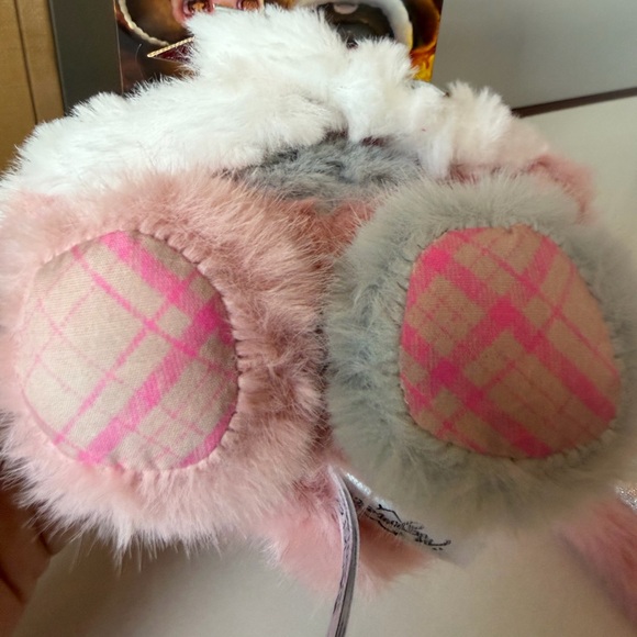 Winter Weirdness Mei Mei Pink Bunny Plush Pendant NIB - Picture 7 of 7